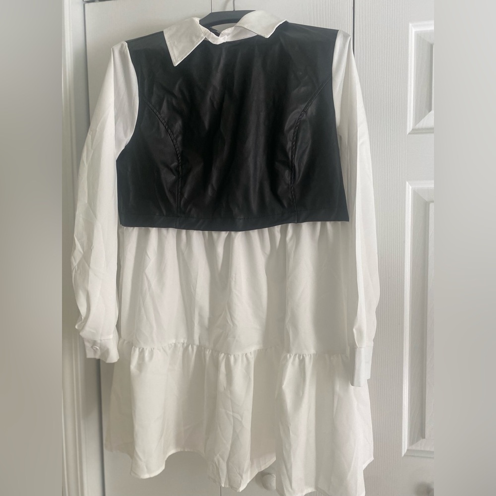 Pleather shirt